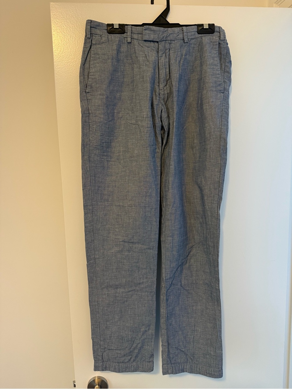 Polo Ralph Lauren straight fit Light Blue Chambray Dress Pants